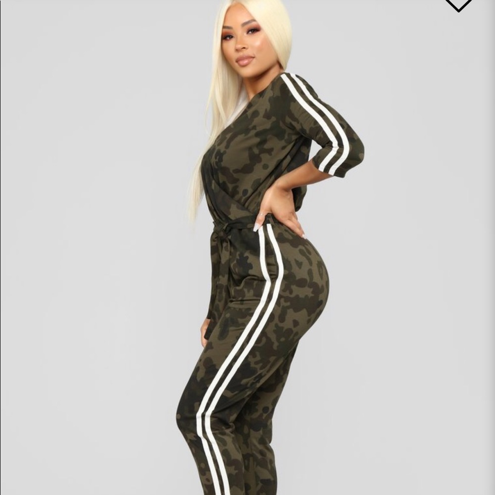 Camouflage jumpsuit